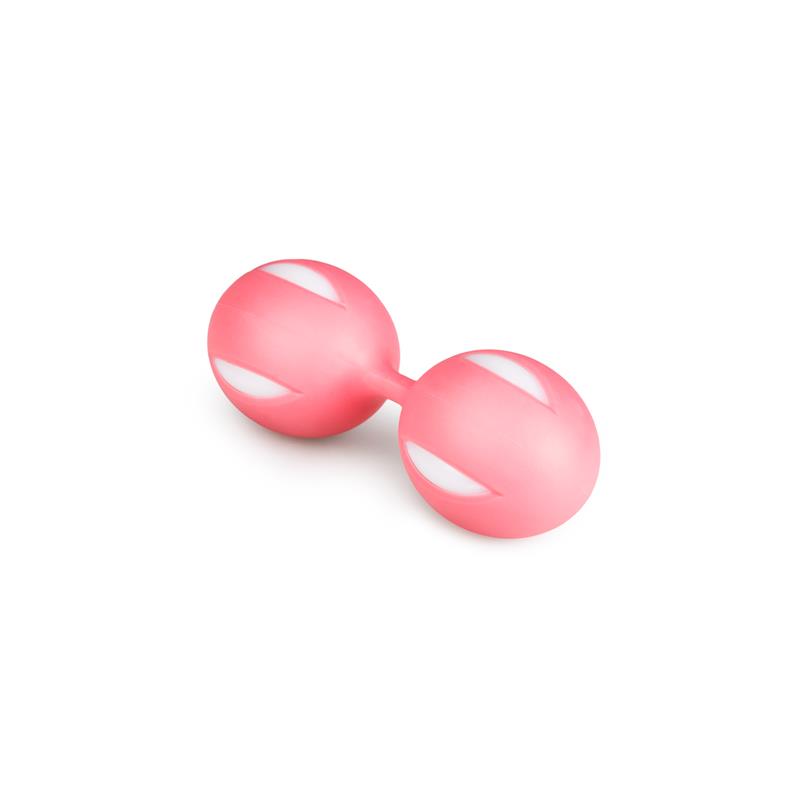 Bolas Kegel Wiggle Duo Rosa y Blanco