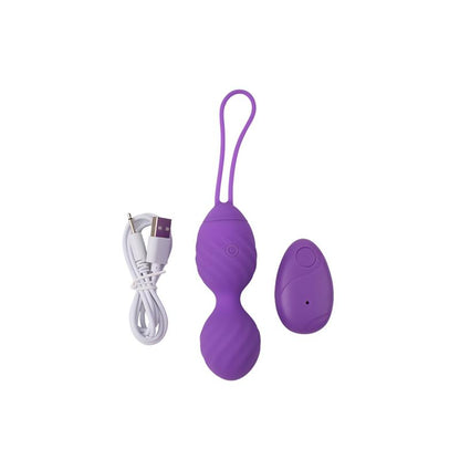 Huevo Vibrador Control Remoto Ridged USB Silicona 74