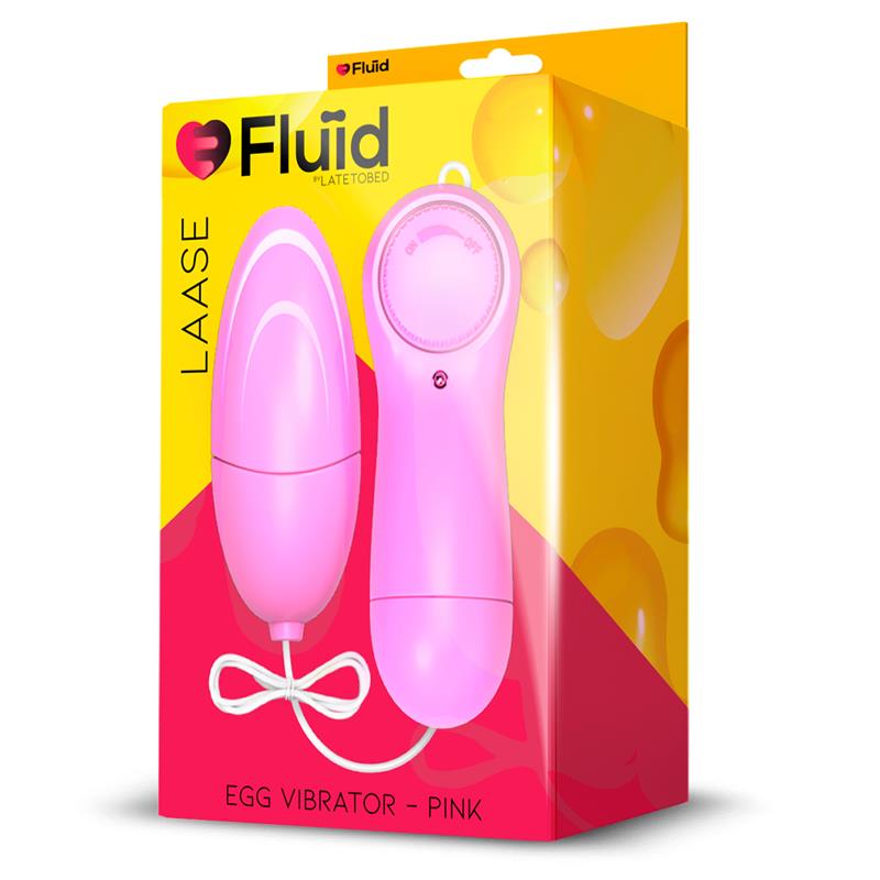 Laase Huevo Vibrador Multi Velocidad Control Remoto Rosa