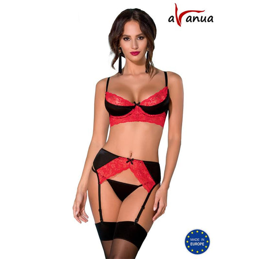 ODINA Set Negro Rojo