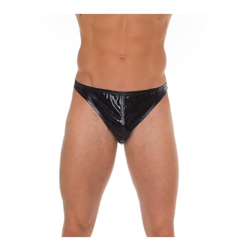 Tanga Negro Brillante Talla unica