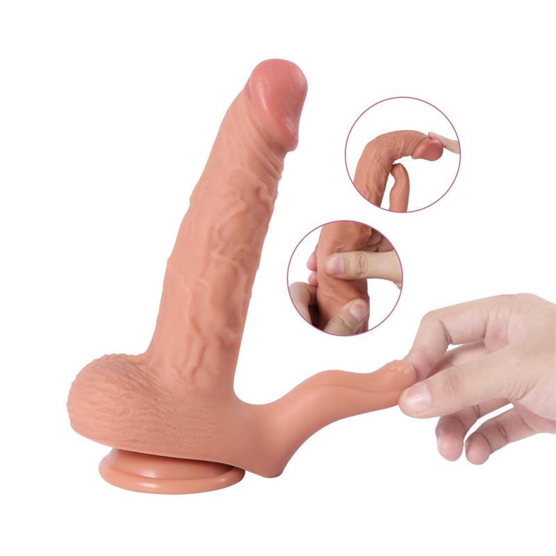 Haydon Dildo con 20 Modos de Vibracion y Estimulador de Clitoris