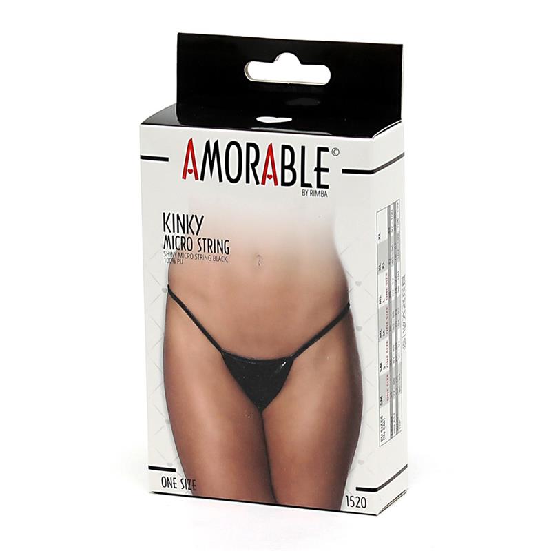 Micro Tanga Negro Talla Unica