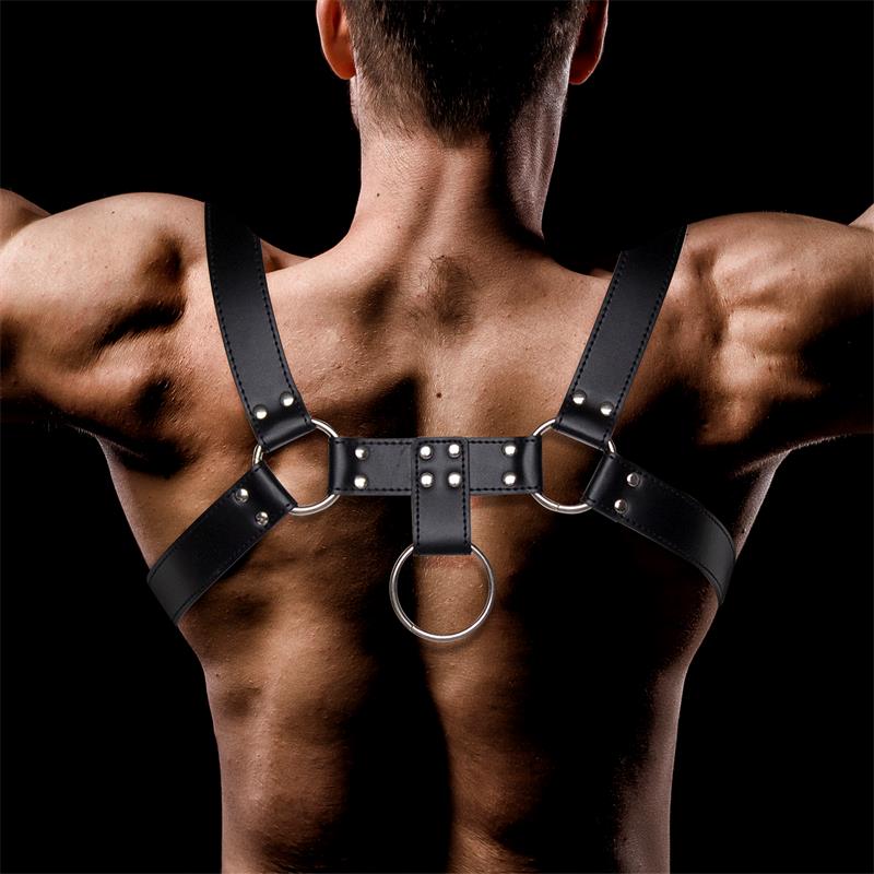 Domine Arnes Masculino para Bondage Cuero Vegano