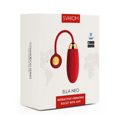 Huevo Vibrador Connexion Series Ella Neo con App Rojo