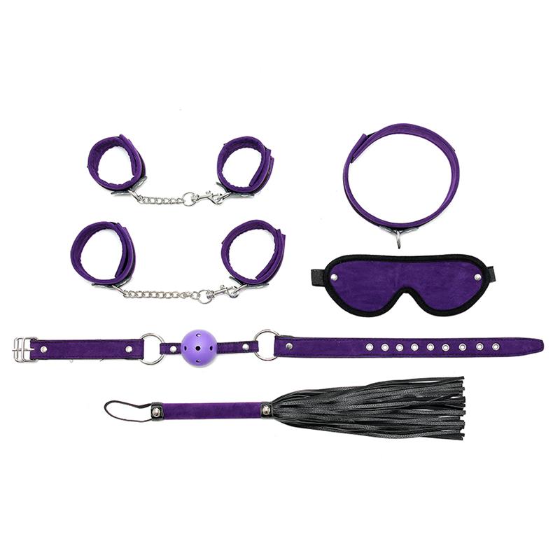 Rimba Bondage Play Set de Bondage 6 Piezas Color Purpura