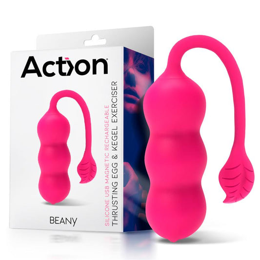 Beany Huevo Vibrador y Entrenador Suelo Pelvico con Empuje