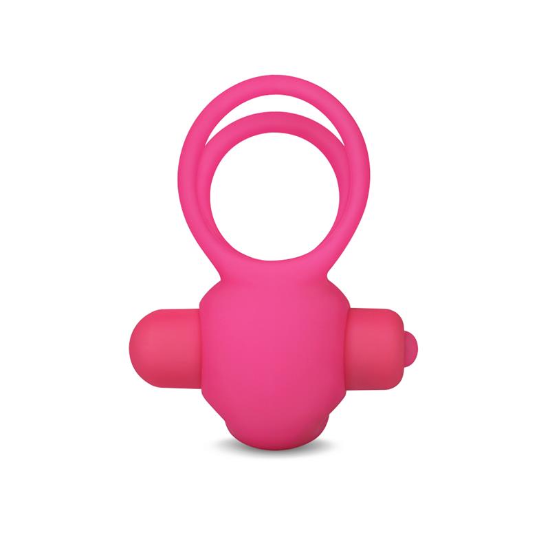 Anillo Vibrador Doble Power Clit Duo Rosa