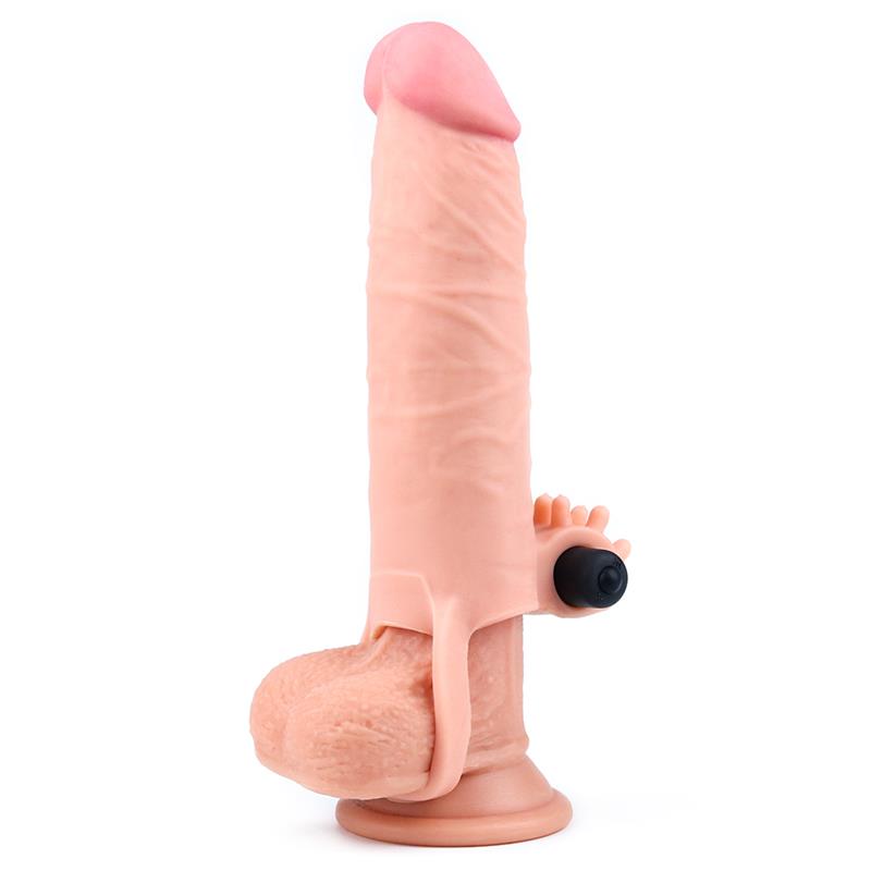 Funda para el Pene con Vibracion Add 2 Pleasure X Tender Natural