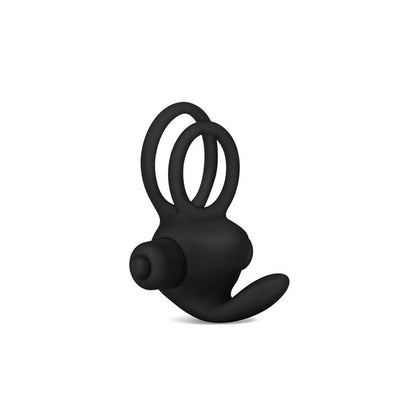 Anillo Vibrador Doble Power Clit Duo Negro