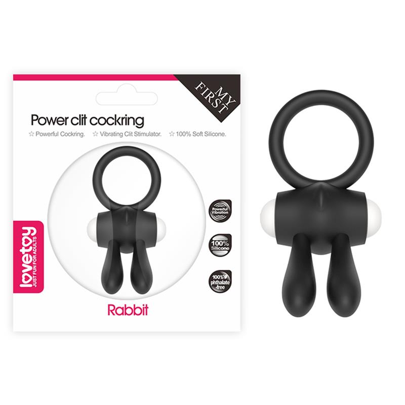 Anillo Vibrador Power Clit Negro