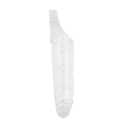 Funda para el Pene con Sujecion para Testiculos Mighty Transparente