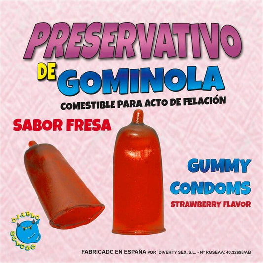 Preservativo de Gominola Sabor Fresa