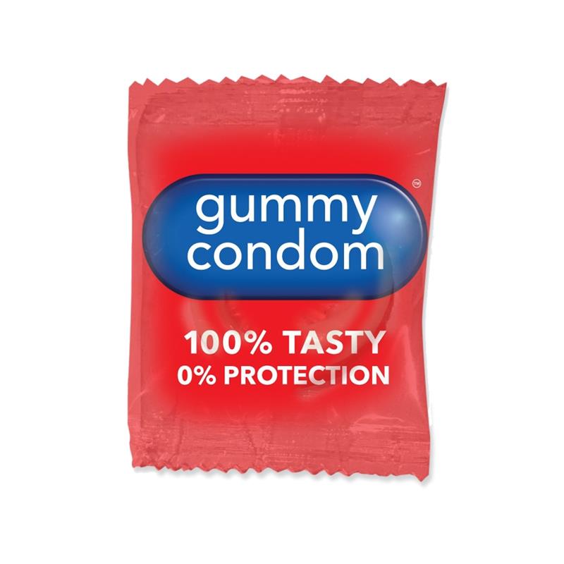 Condones de Gominola Fresa y Crema