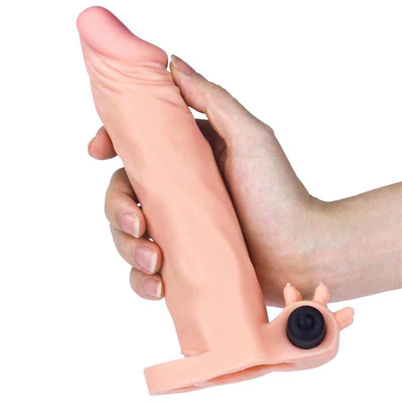 Funda para el Pene con Vibracion Add 2 Pleasure X Tender Natural