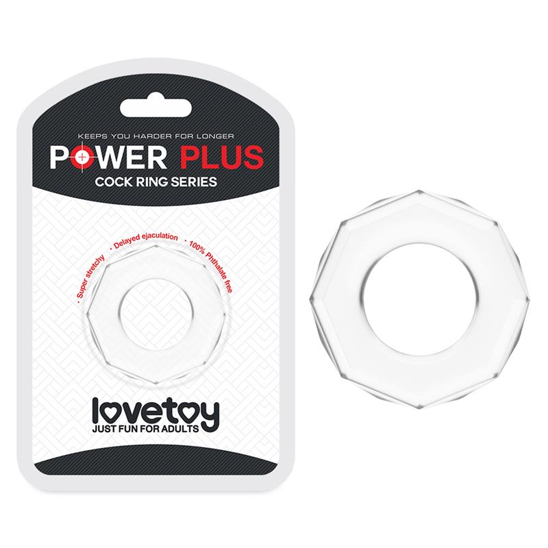 Anillo para el Pene Power Plus Transparente