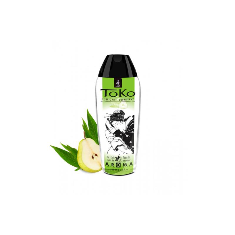 Lubricante Toko Aroma Pera y Te Verde