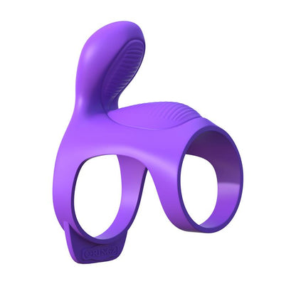 Fantasy C Ringz Anillo Vibrador para Parejas Ultimate Cage Purpura