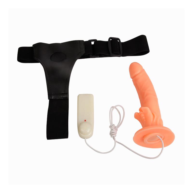 Baile Arnes con Dildo y Control Remoto 18 cm