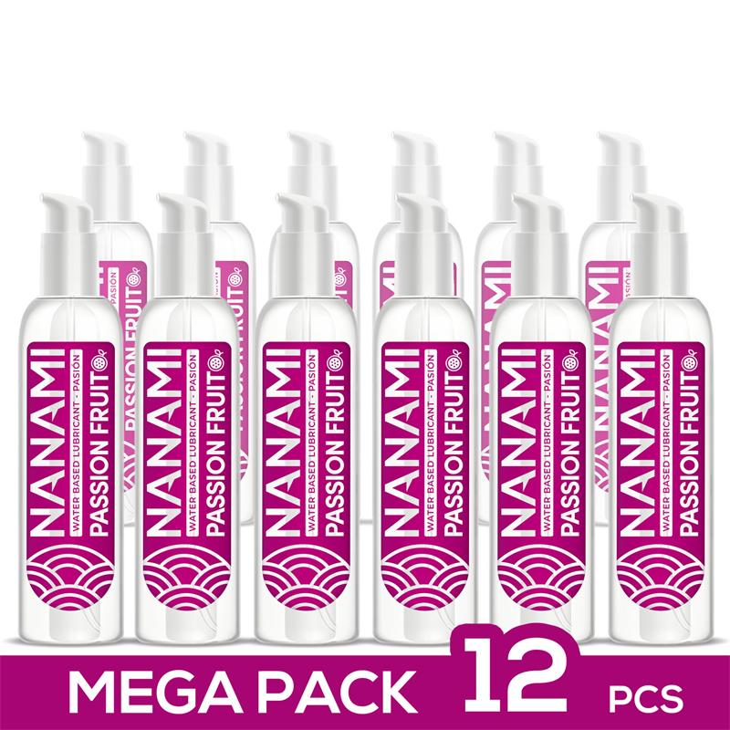 Pack de 12 Lubricante Base de Agua Fruta de la Pasion 150 ml