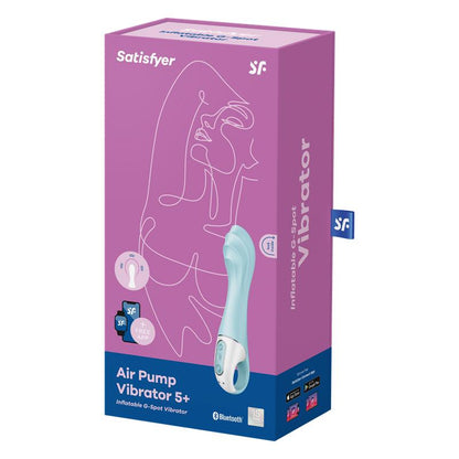 Vibrador con Inflado Air Pump Vibrator 5 con APP Satisfyer Connect