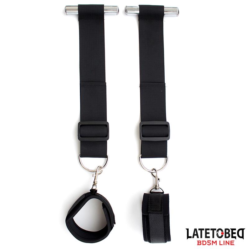 Restricciones para Puerta con Esposas Adjustables y Desmontables