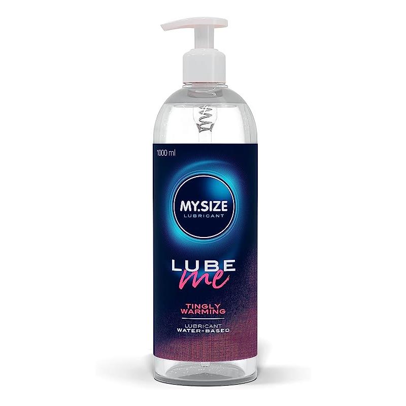 Lube Me Lubricante Base Agua Calor y Hormigueo 1000 ml