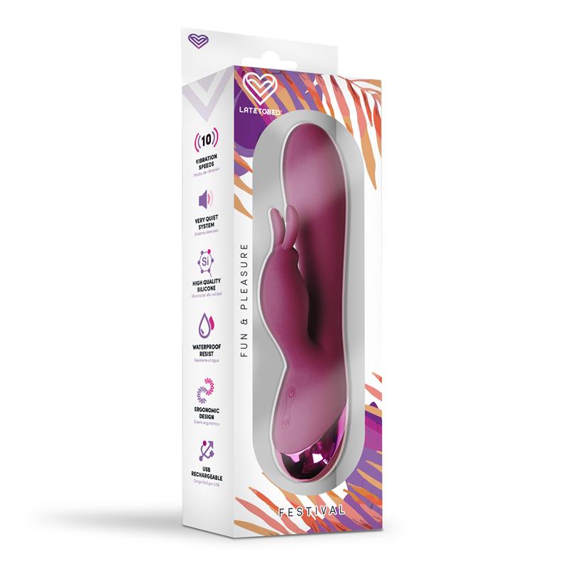 Brole Vibrador USB Rojo