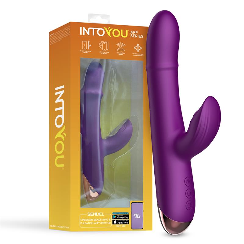 Sendel Vibrador con Anillo de Bolas Internas Up and Down y Pulsacion con App