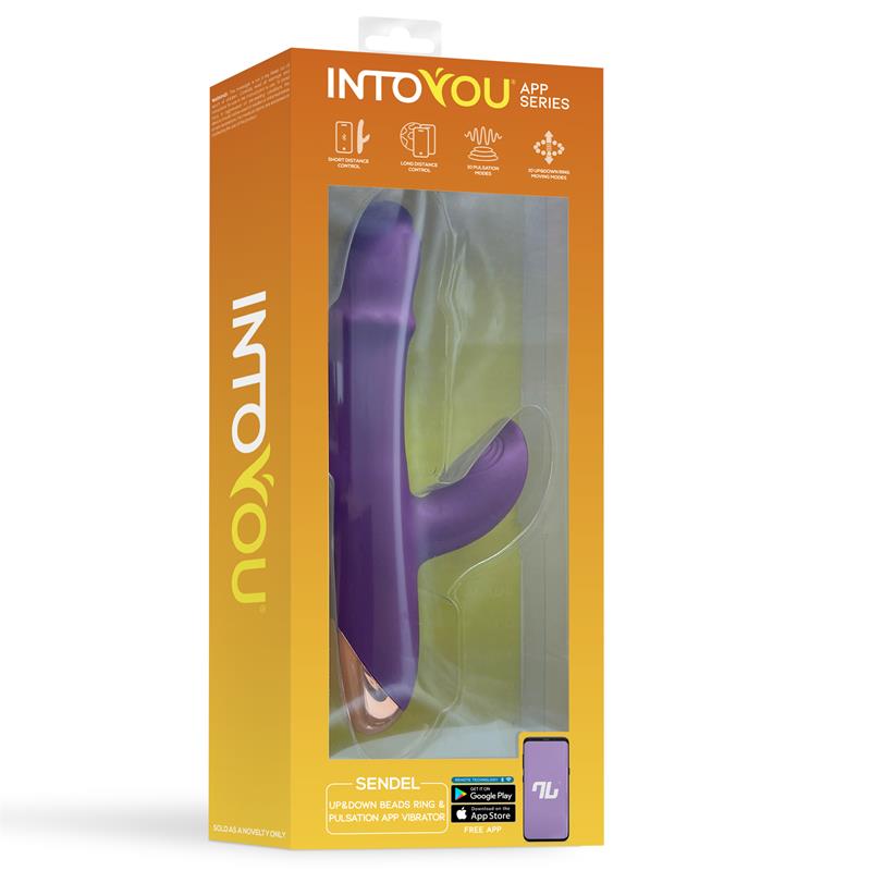 Sendel Vibrador con Anillo de Bolas Internas Up and Down y Pulsacion con App