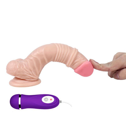 Thunder Dildo con 20 Modos de Vibracion con Control Remoto