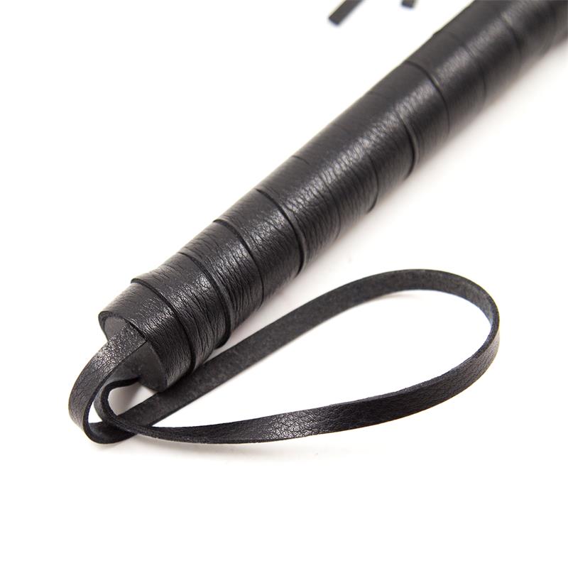 Flogger Mango de Metal 69 cm Negro