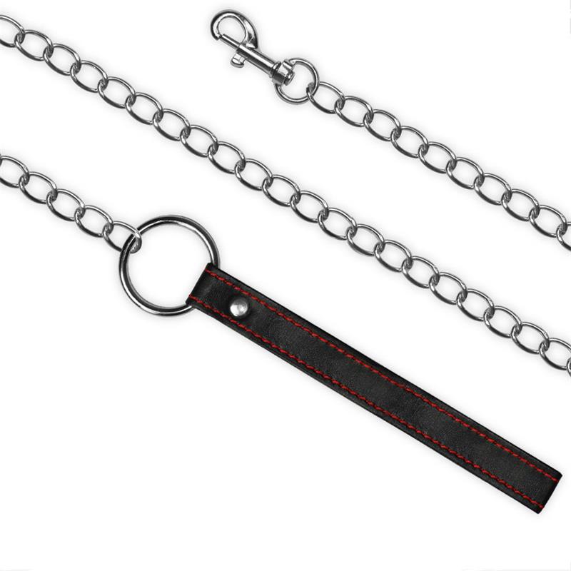 Collar y Correa Bondage Negro