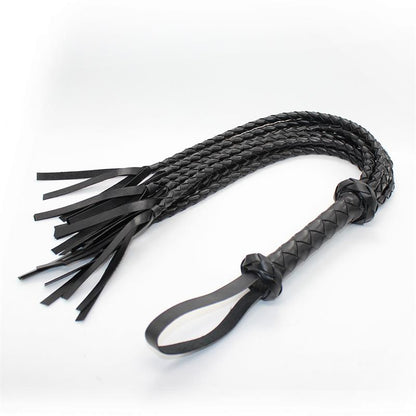 Flogger Trenzado 75 cm Negro