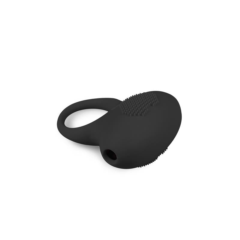 Anillo para Pene con Vibracion Silicona Negro