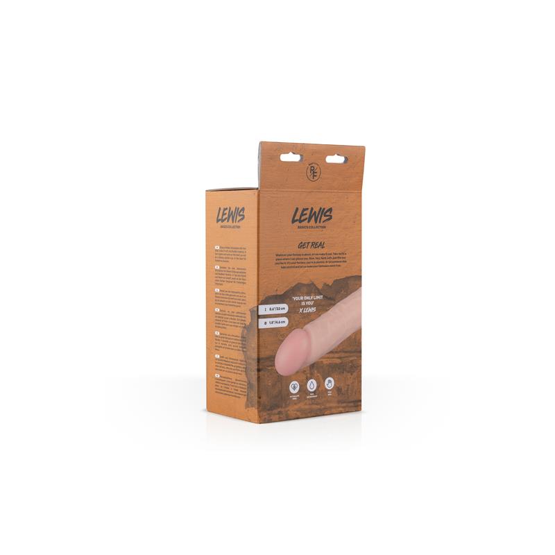 Vibrador Realista Lewis 22 cm Natural